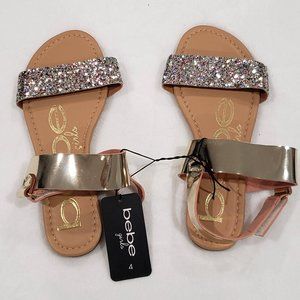 Bebe flat girls sandals